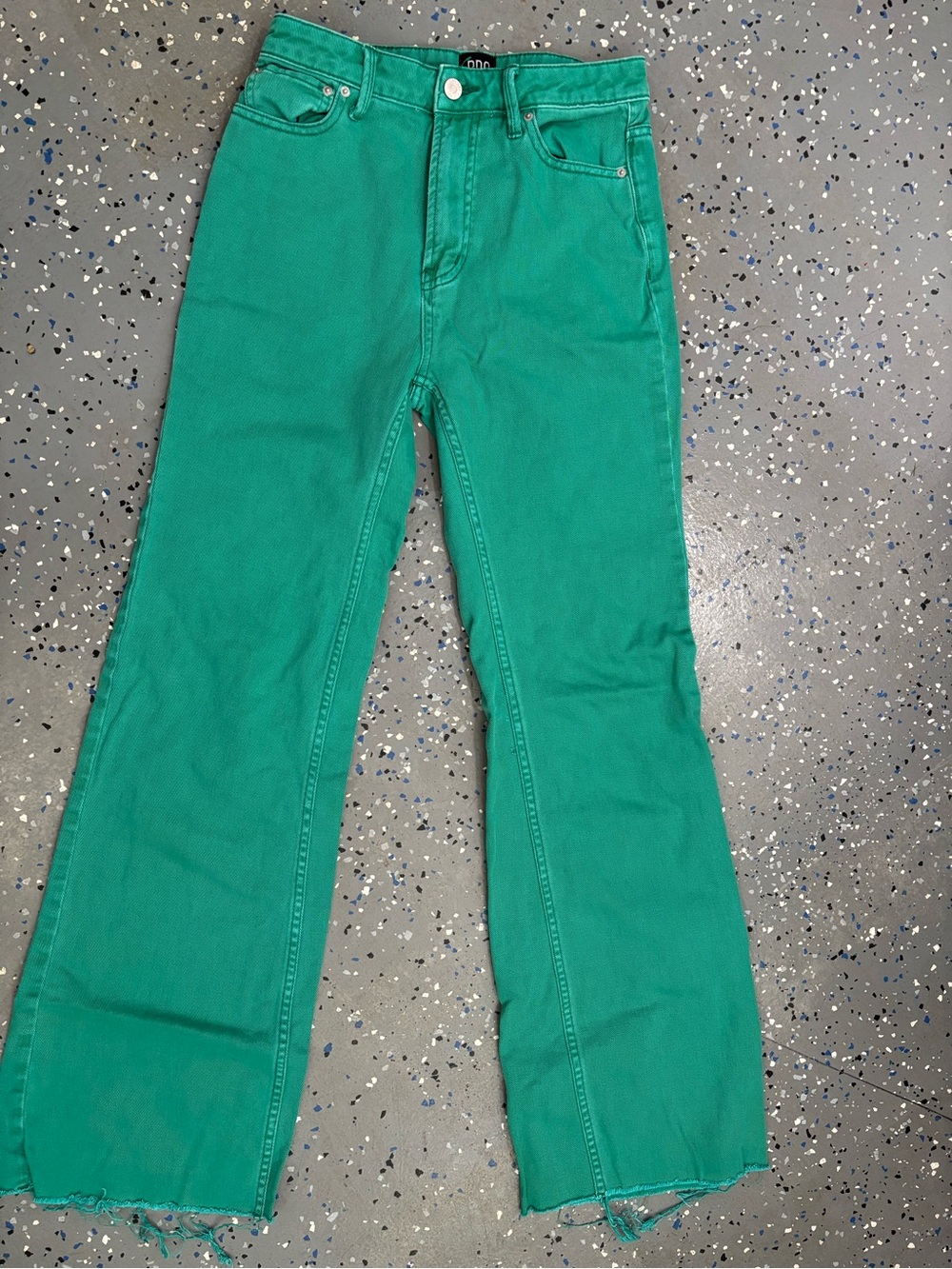 BDG Emerald Green High-Rise Wide-Leg Jeans